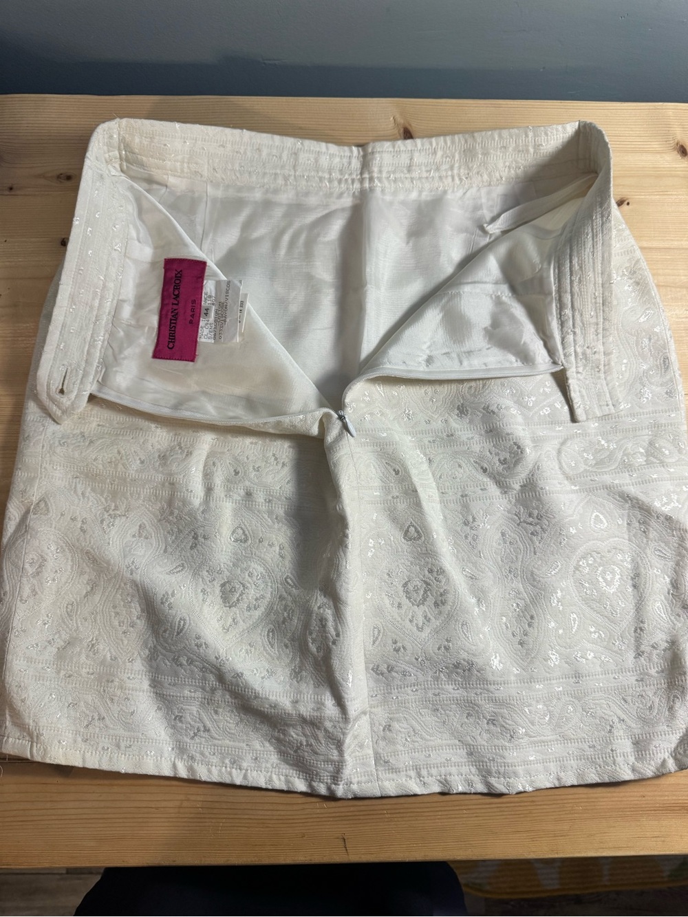 Christian Lacroix White Embroidered Women’s Skirt!!!